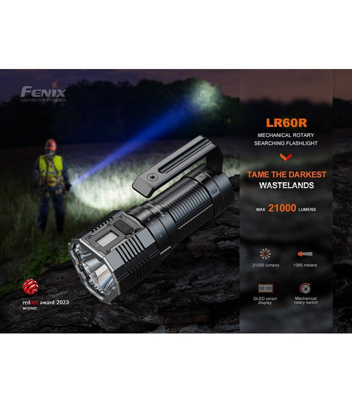 Linterna Fénix LR60R Super Brillante 21.000 lúmenes y 1.085 metros