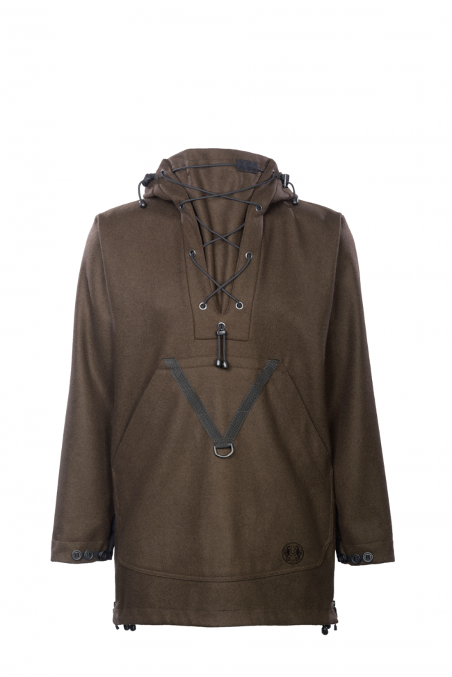 Anorak de lana de Waldmack, Marrón Petromax
