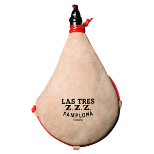 BOTA DE VINO ORIGINAL PAMPLONA, LA CLÁSICA RECTA, LAS TRES ZZZ