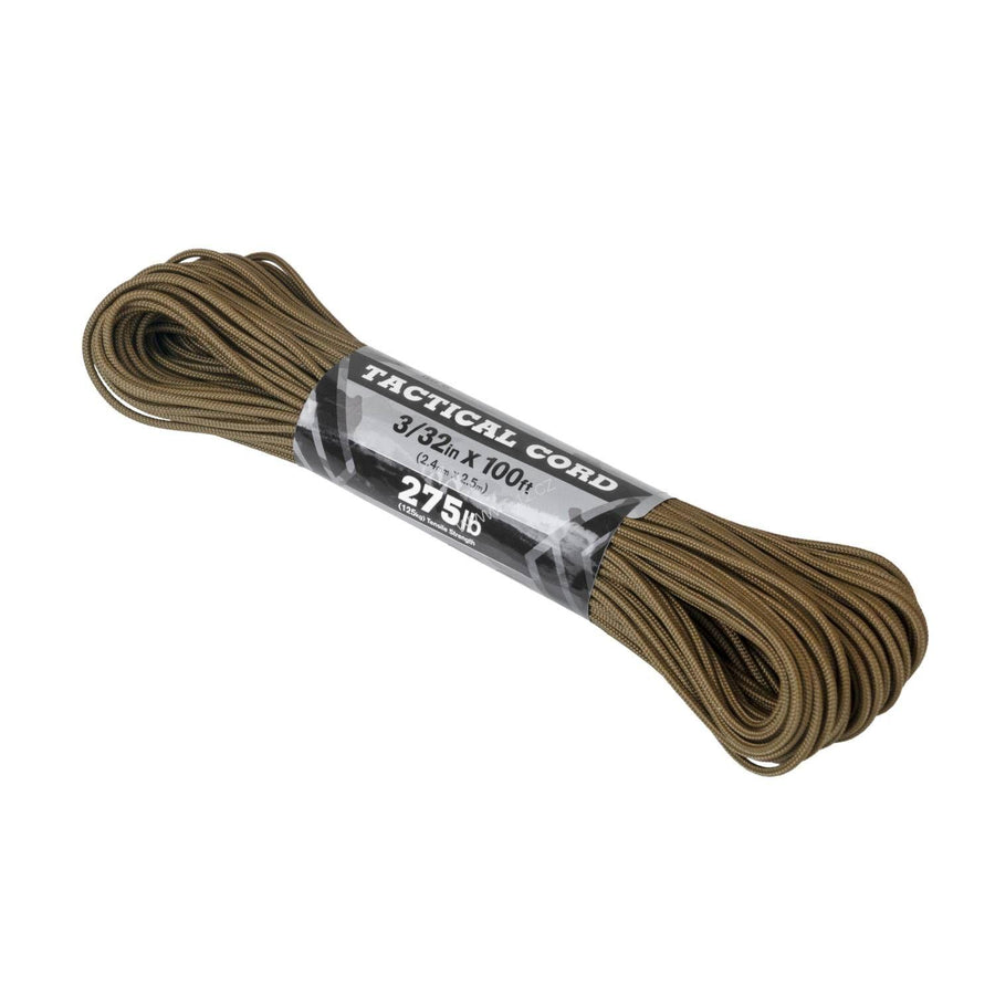 Tactical Cord 3/32in x 100ft - Coyote