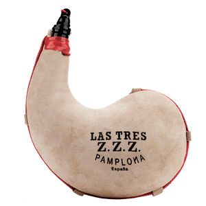 BOTA DE VINO ORIGINAL PAMPLONA, LA CLÁSICA CURVA. LAS TRES ZZZ