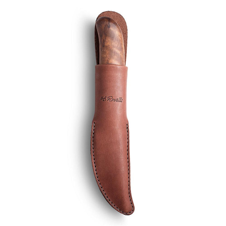 Cuchillo Nuevo H.ROSELLI (FINLAND) Carpenter knife, UHC abedul rizado