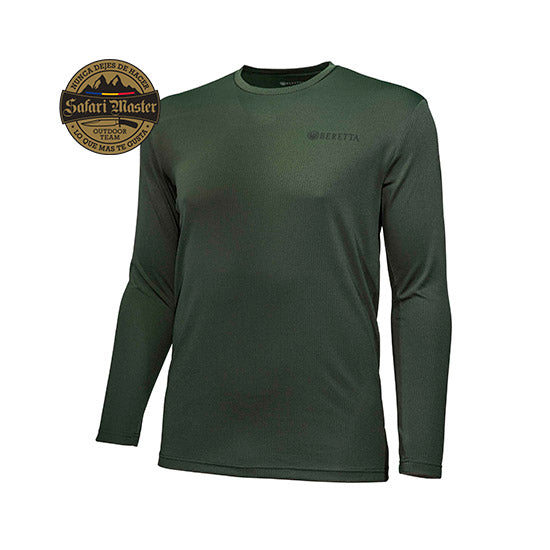 1 - Camiseta Térmica BERETTA TECH T Long Sleeve verde oliva TS770 05230 COLOUR 0706