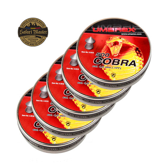 Pack balines de acero Umarex Cobra 500 - Safari Master