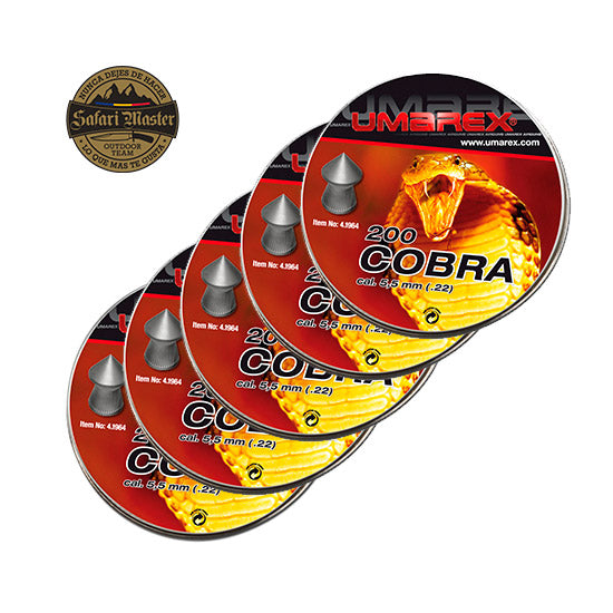 Pack balines de acero Umarex Cobra 200 - Safari Master