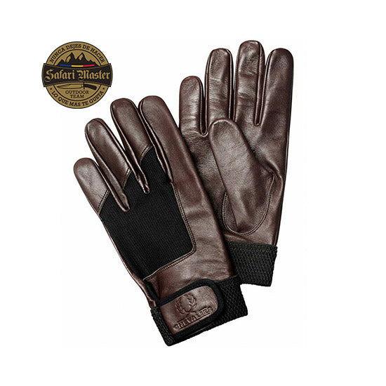 Guantes de tiro Chevalier marrónes Napa - Safari Master Andorra