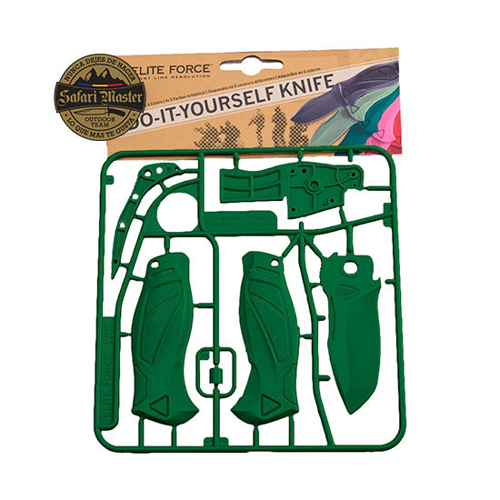 Pack de cuchillo plegable Elite Force201 verde y rosa - Safari Master Andorra
