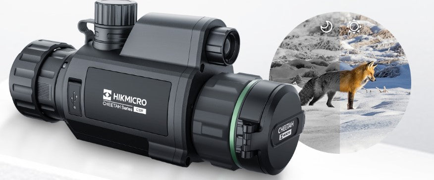 Monocular de visión nocturna digital Cheetah C32F-R con emisor IR 850 nm HIKMICRO