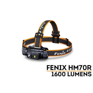 Frontal Fénix HM70R con 1600 Lúmenes Recargable con batería 21700