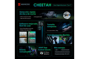 Monocular Hikmicro digital Cheetah C32F-RNL con telémetro y emisor IR 940 nm